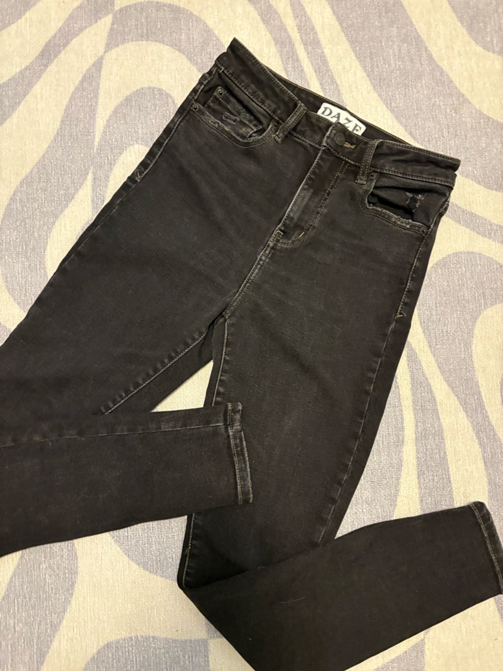 Daze Black Slim Fit Jeans